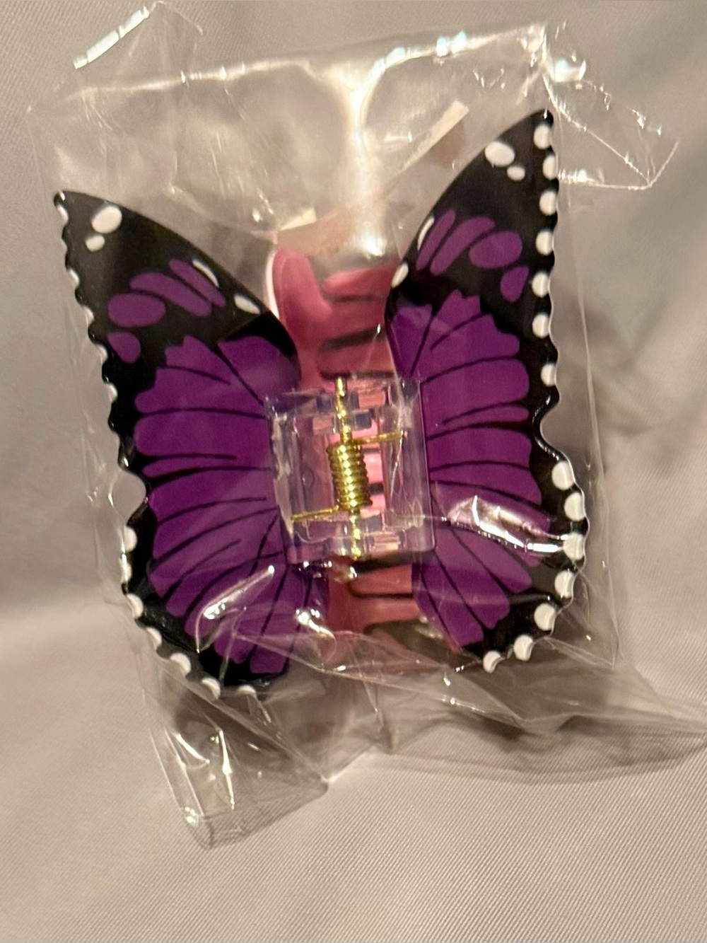 CRUSH Purple Butterfly Hair Clip ✨NWT✨